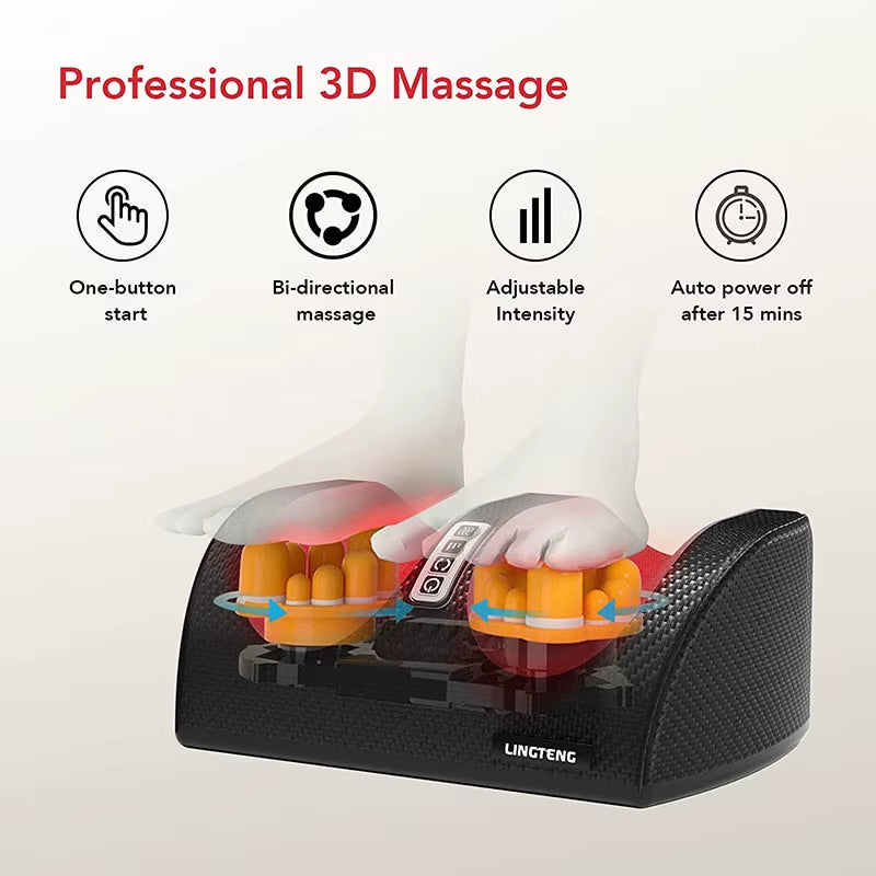 Ultimate Shiatsu Foot Massager - Deep Tissue Relief for Plantar Fasciitis Pain