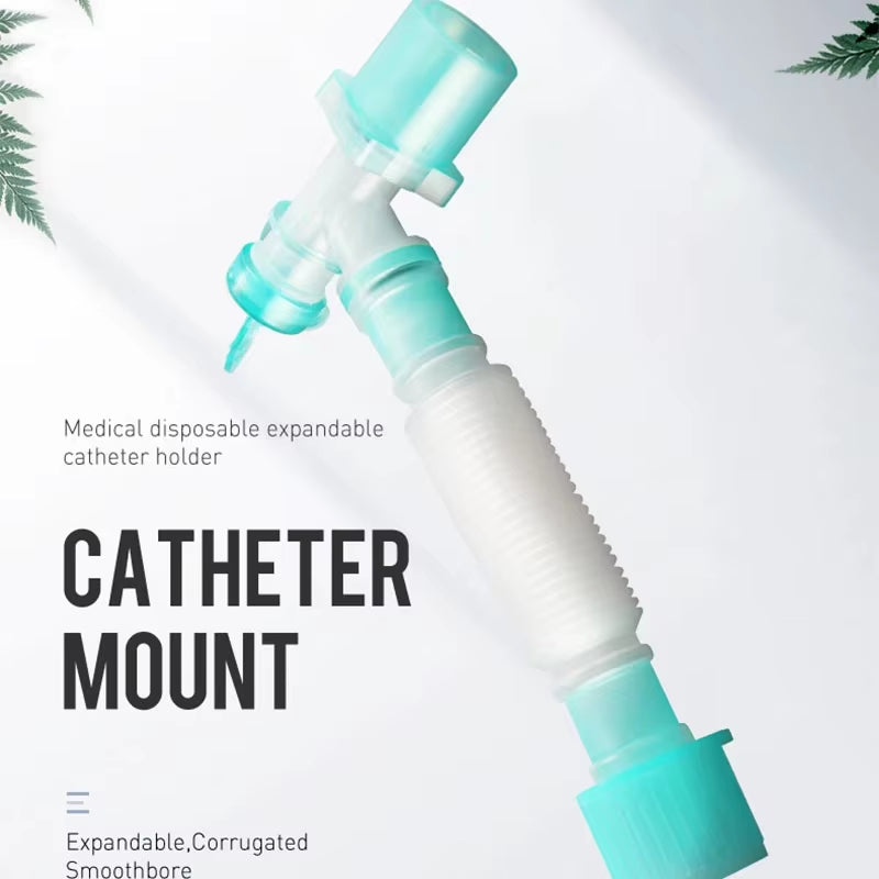 Anesthesia Breathing Circuit Thread Extension Tube Retractable Suction Tube