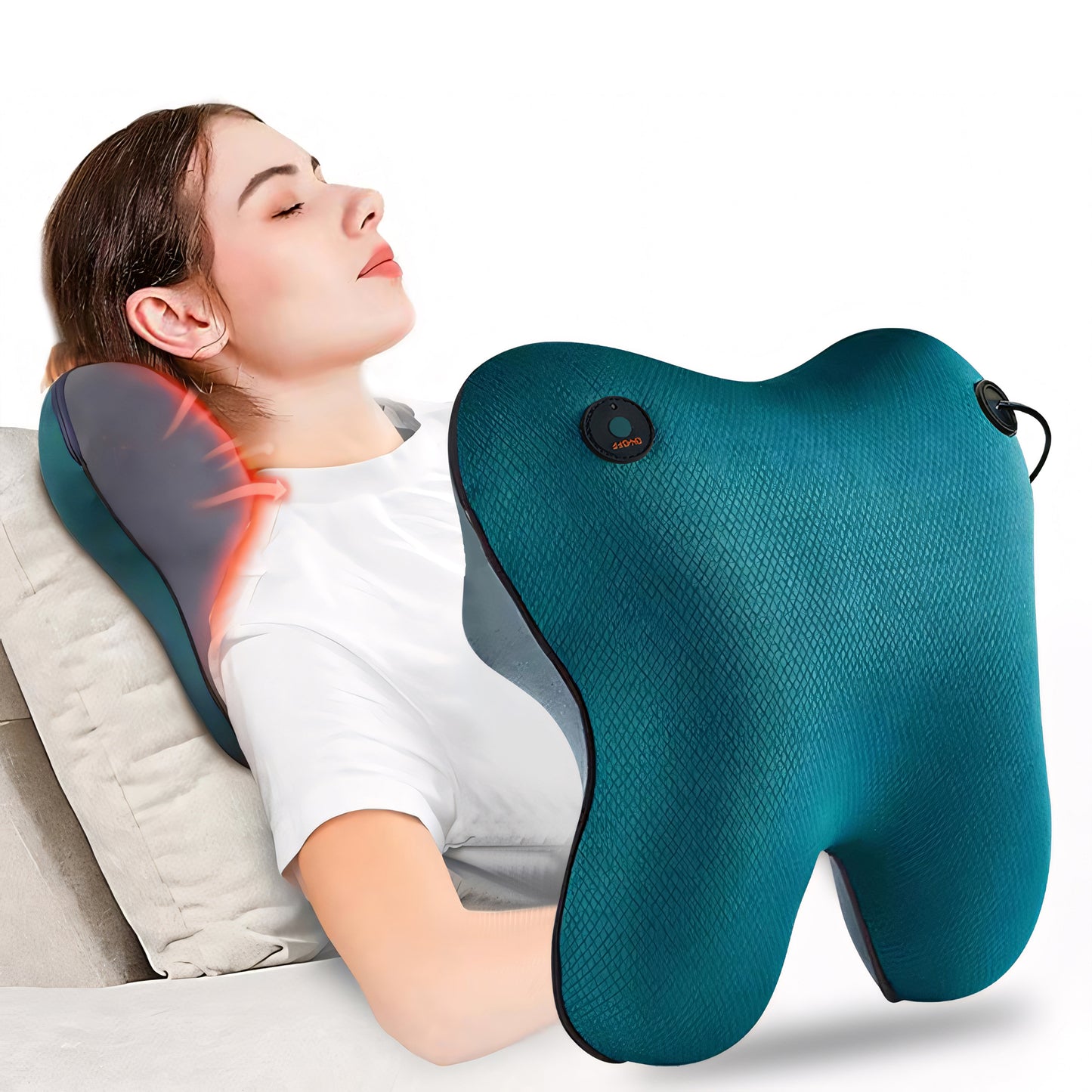 Ultimate Neck and Back Acupressure Massager Pillow - Perfect Full Body Relaxation Gift!