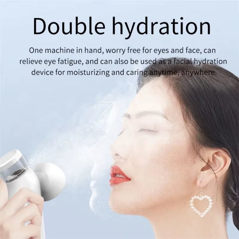 Revitalize Your Eyes: Heated Nano Eye Mist Sprayer for Instant Moisture & Relief