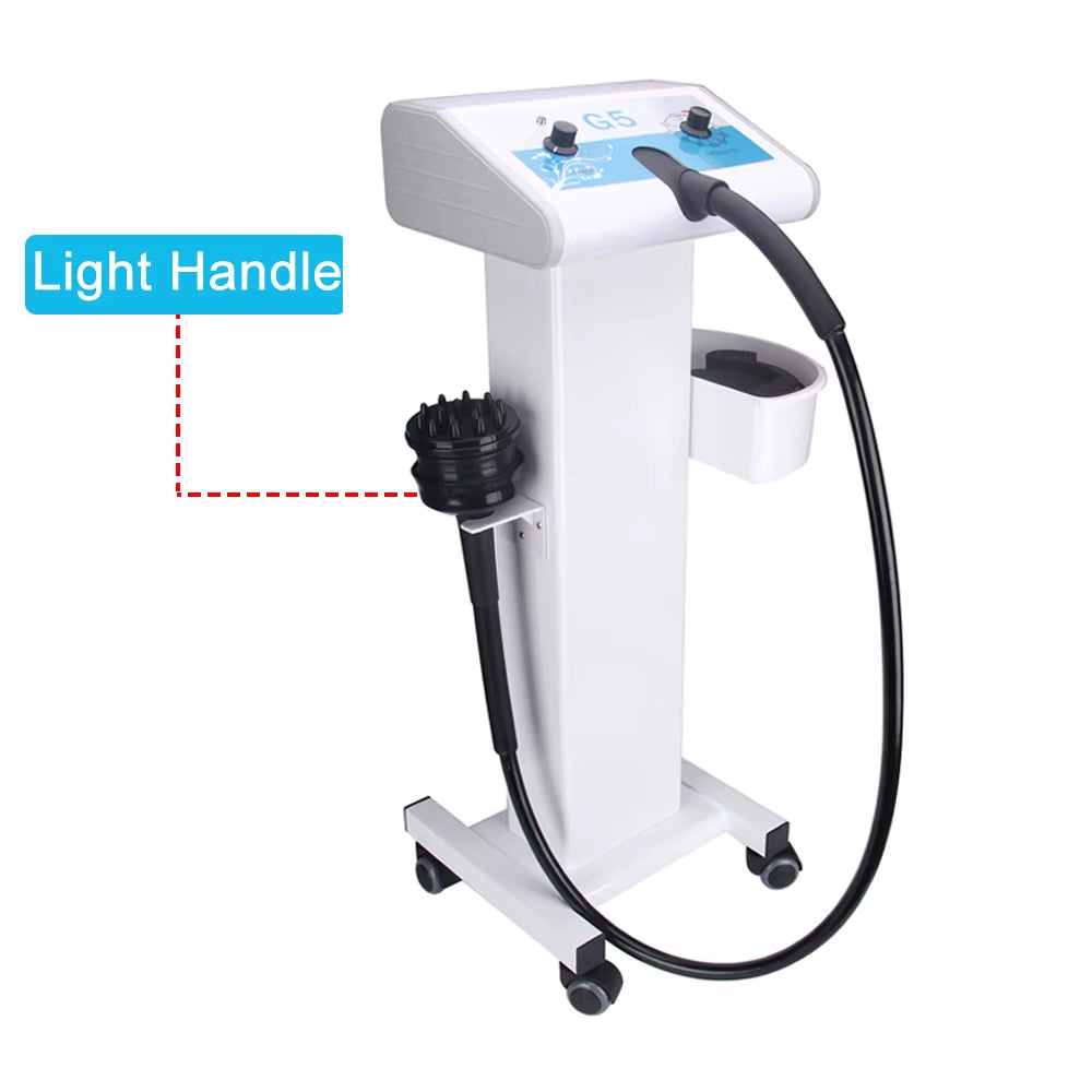 Achieve Your Dream Body with the G5 High-Frequency Vibrating Massage Machine - Ultimate Cellulite Reduction & Body Shaping on a Convenient Trolley!