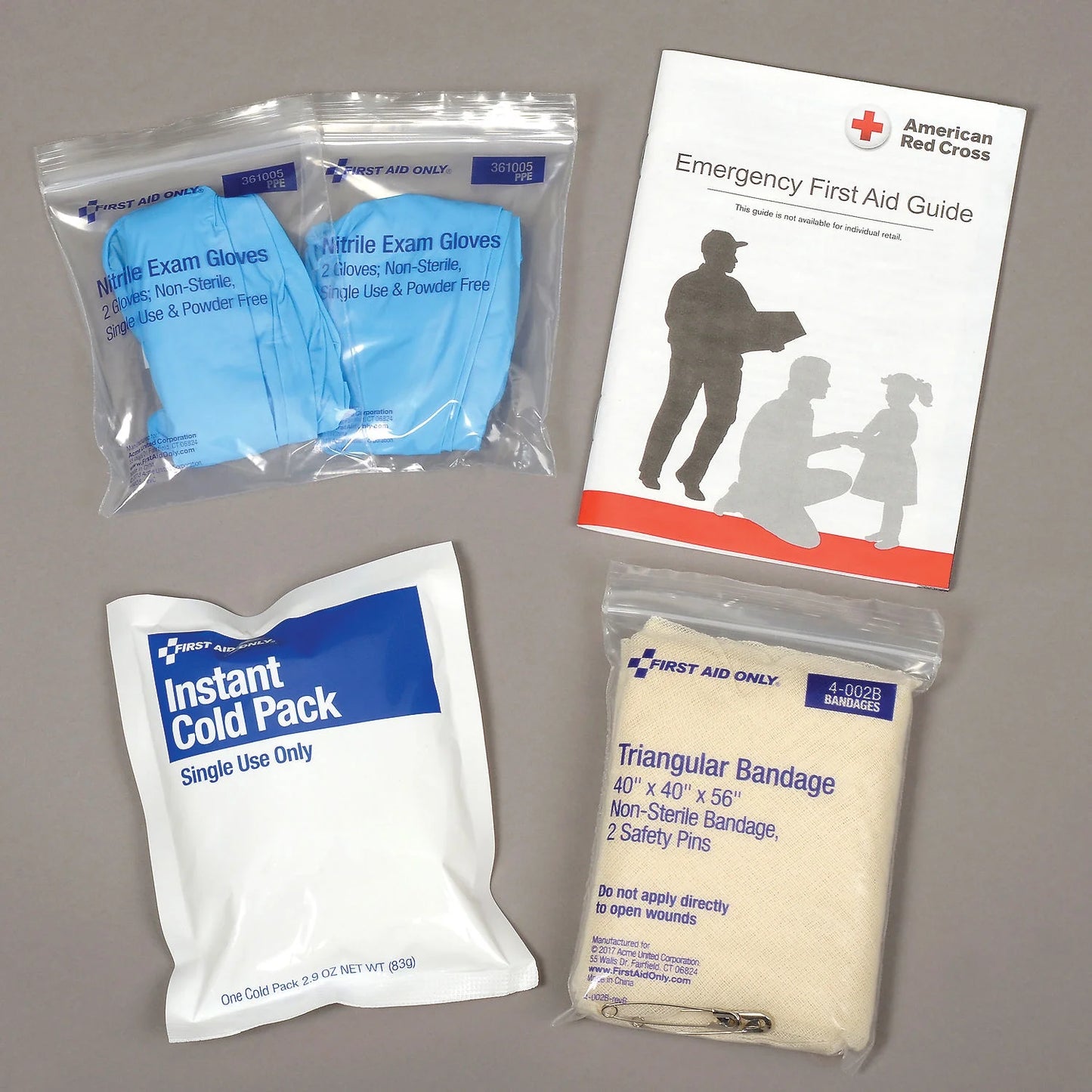 First Aid Kit, 25-Person ANSI Compliant, Plastic