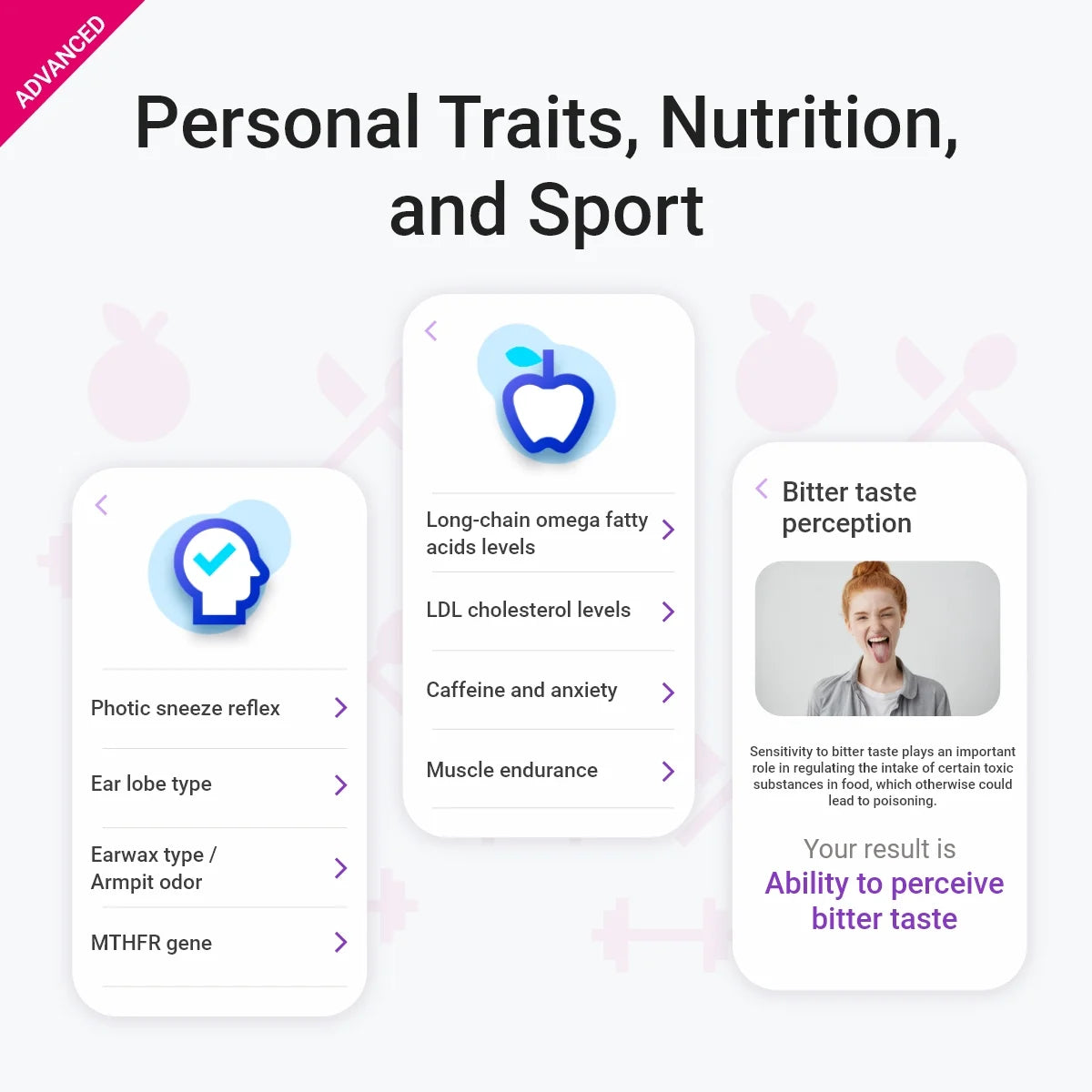 DNA Test Advanced | 400 Health, Traits, Wellness & Heritage Reports | All Fees Included