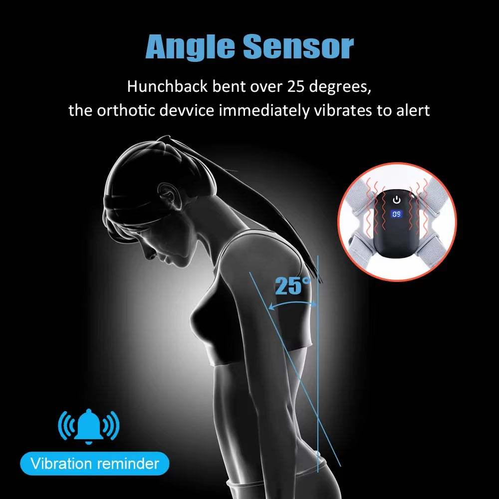 Revolutionary Smart Posture Corrector - Invisible Reminder for Adults & Kids to Fix Hunchback and Improve Sitting Posture