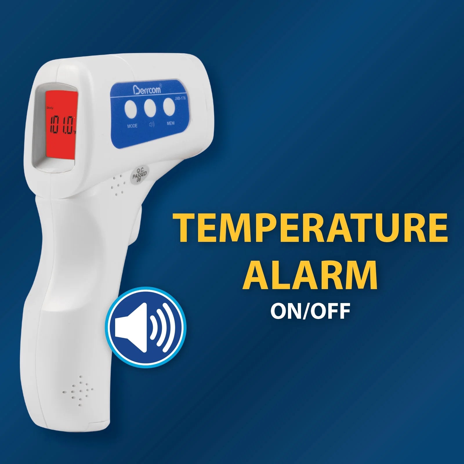 Professional Non-Contact Infrared Thermometer for Precise Fever Assessment in Adults and Children