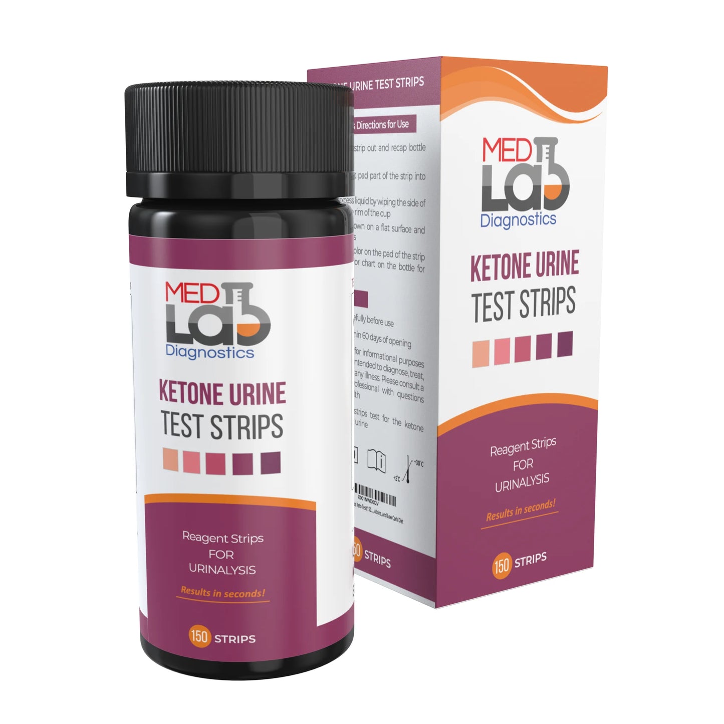 Ketone Strips Keto Test(150 Ct) for Ketone Urine Testing.