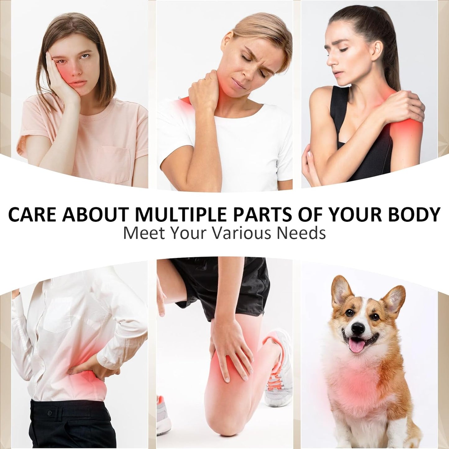 Red Light Therapy for Body, 940&850&660Nm 180Leds Infrared Light Therapy Device with Stand, Red Therapy Lamp for Leg, Back at Home