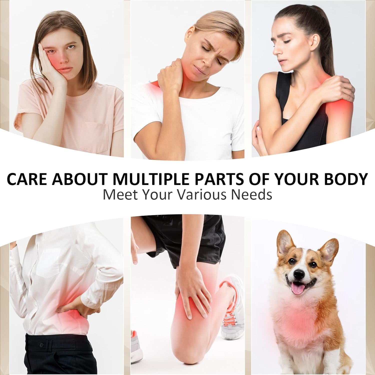 Red Light Therapy for Body, 940&850&660Nm 180Leds Infrared Light Therapy Device with Stand, Red Therapy Lamp for Leg, Back at Home