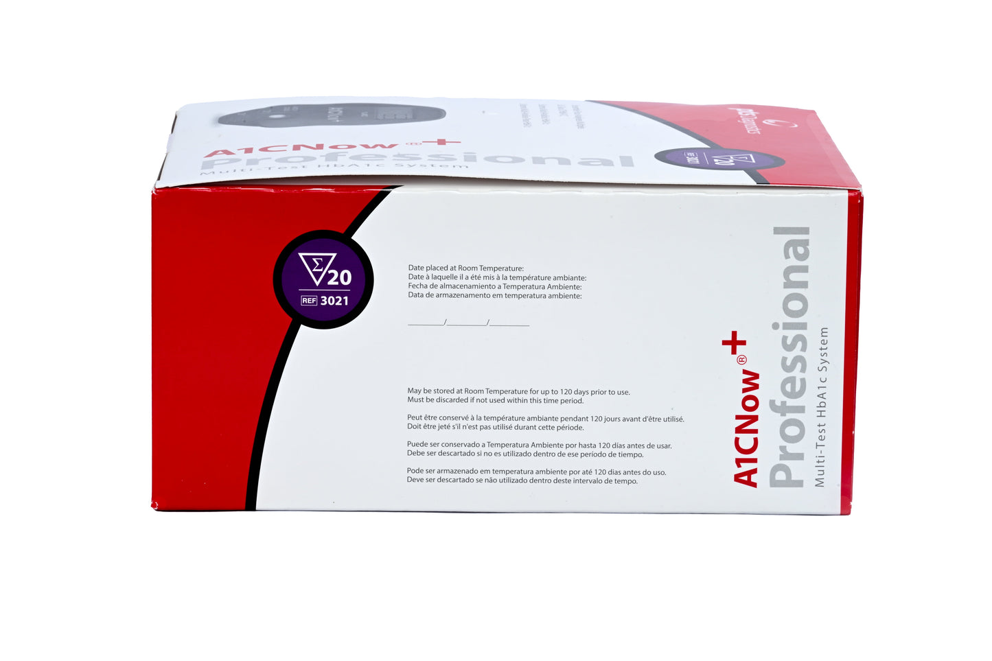 + Rapid Diagnostic Test Kit, A1Cnow+ Monitor, (20) Test Cartridges, (20) Sample Dilution Kits with Sampler and Blood Collector