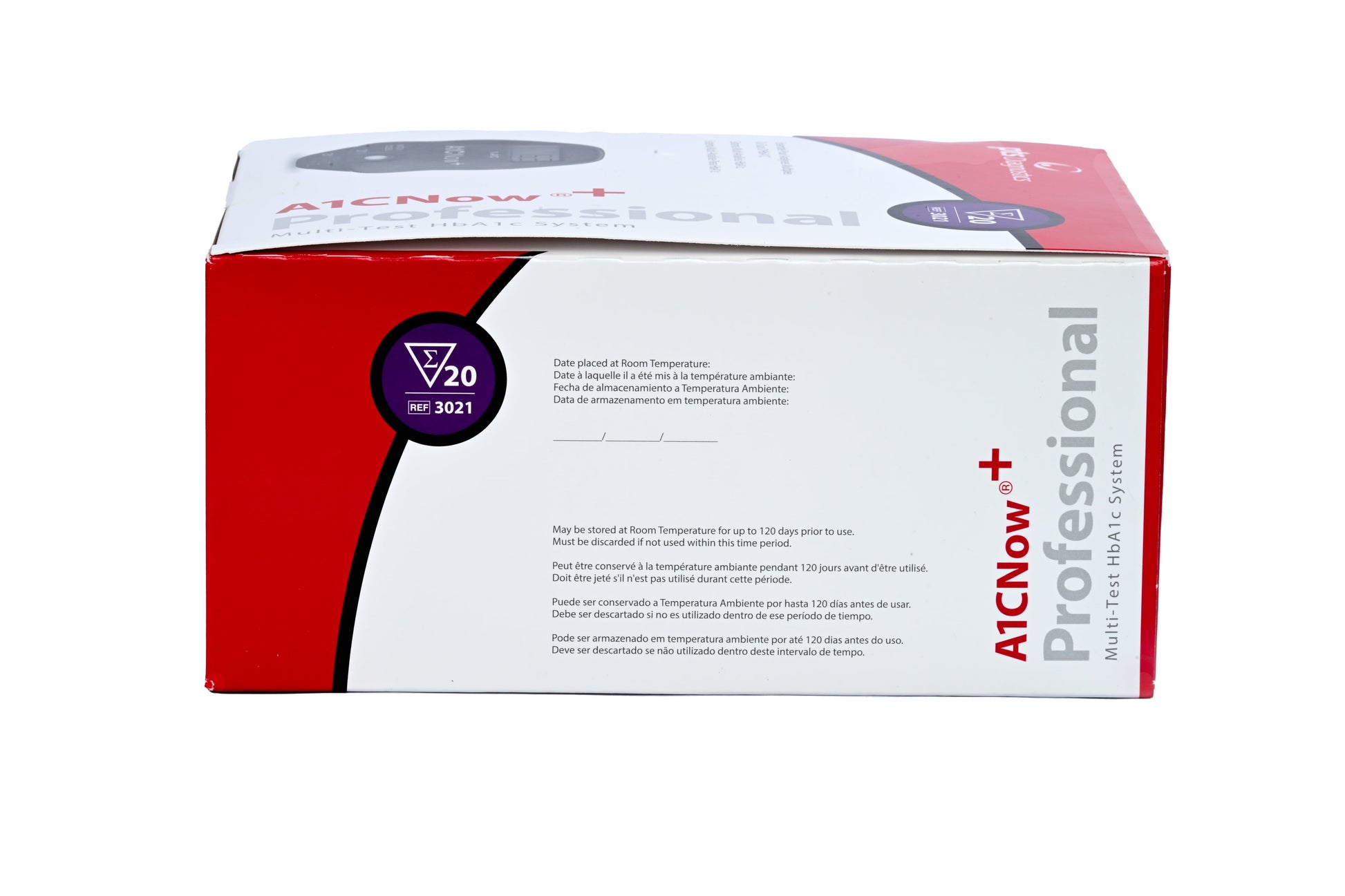 + Rapid Diagnostic Test Kit, A1Cnow+ Monitor, (20) Test Cartridges, (20) Sample Dilution Kits with Sampler and Blood Collector