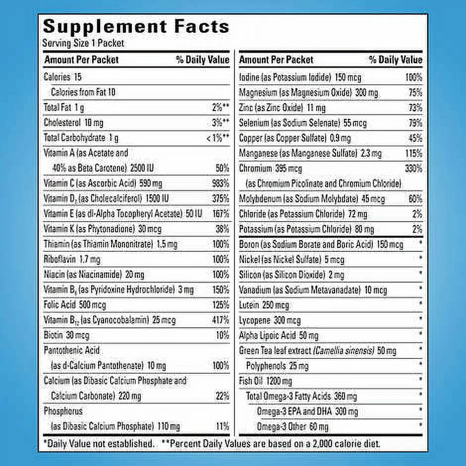Diabetes Health Supplement Pack, 60 Individual Packets