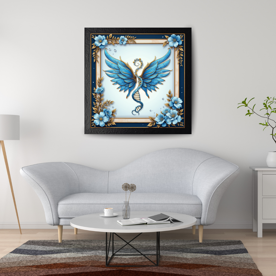 Flying DNA - NFT : BioDigital Art