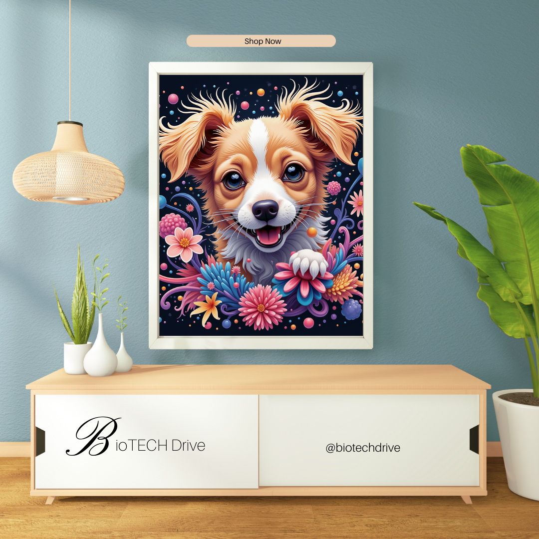 Enchanting Dog – NFT : BioDigital Art