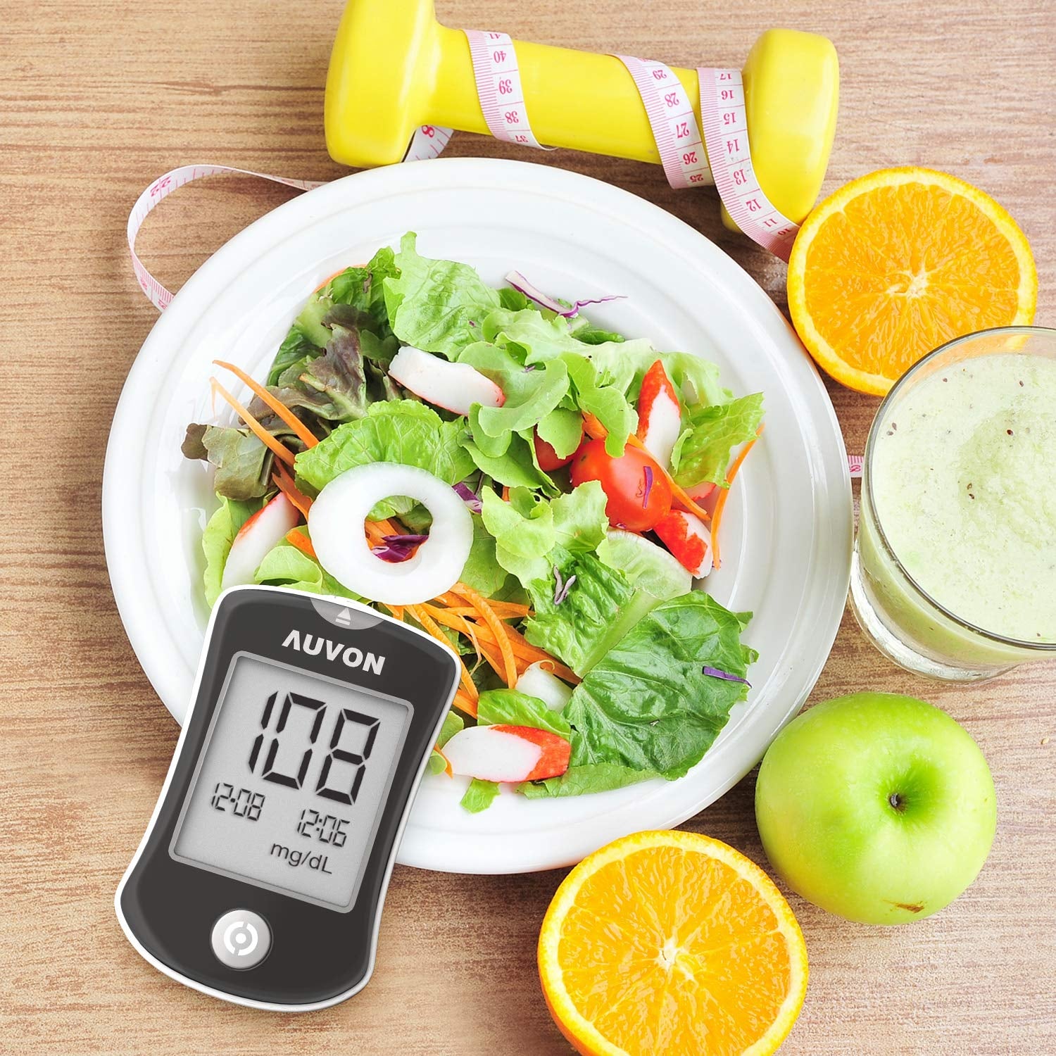 205 PC Kit Prueba Diabetes Medidor De Azucar Sistema Monitor Glucosa En Sangre