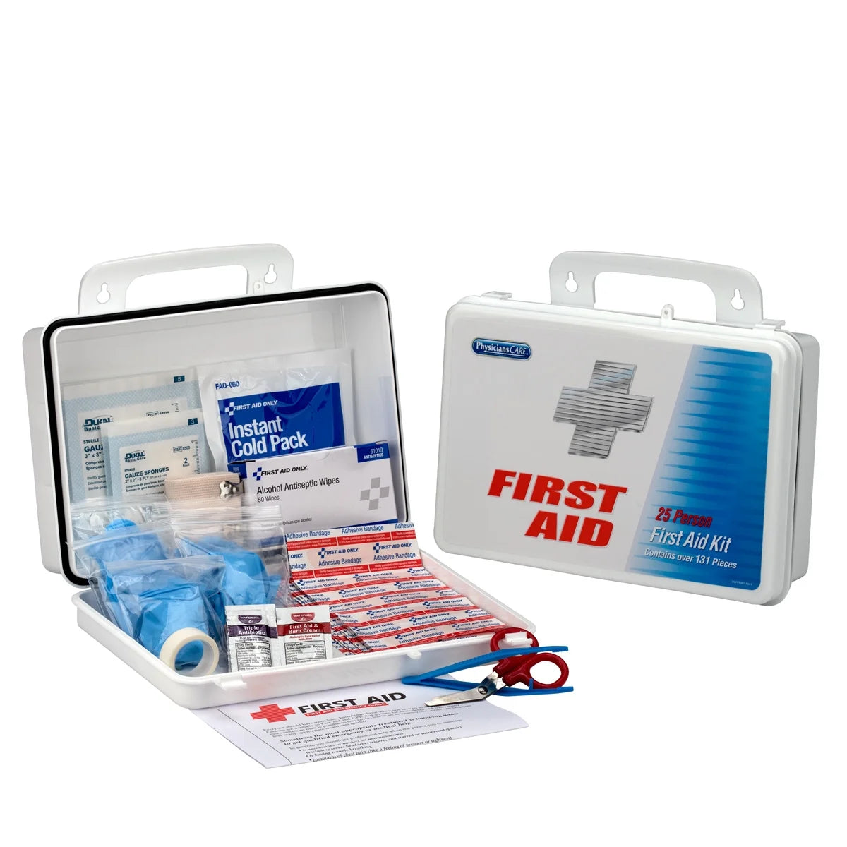 Physicianscare by First Aid Only 25 Person First Aid Kit, Plastic Case