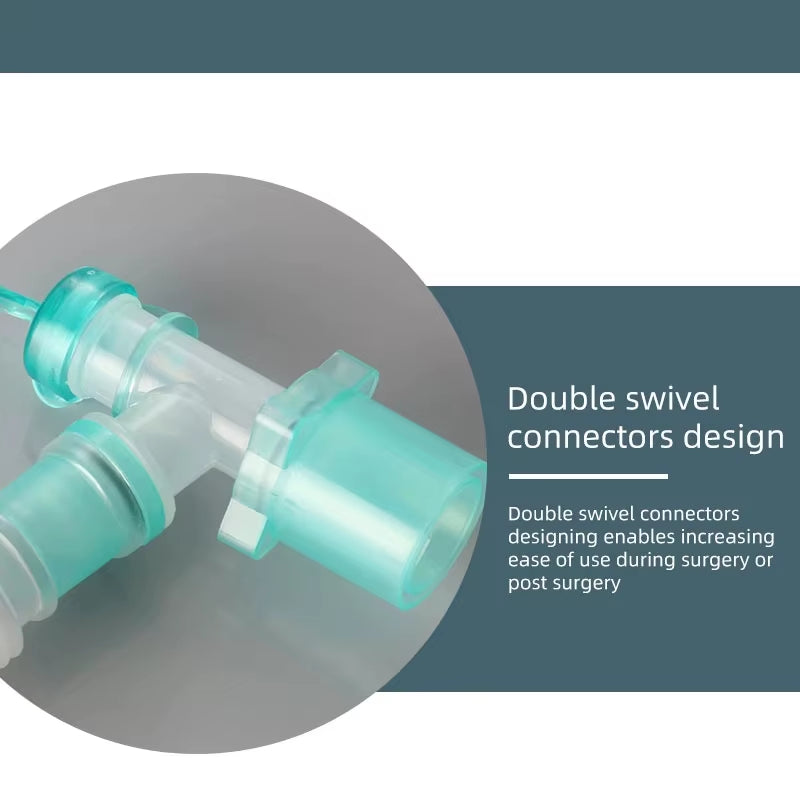 Anesthesia Breathing Circuit Thread Extension Tube Retractable Suction Tube