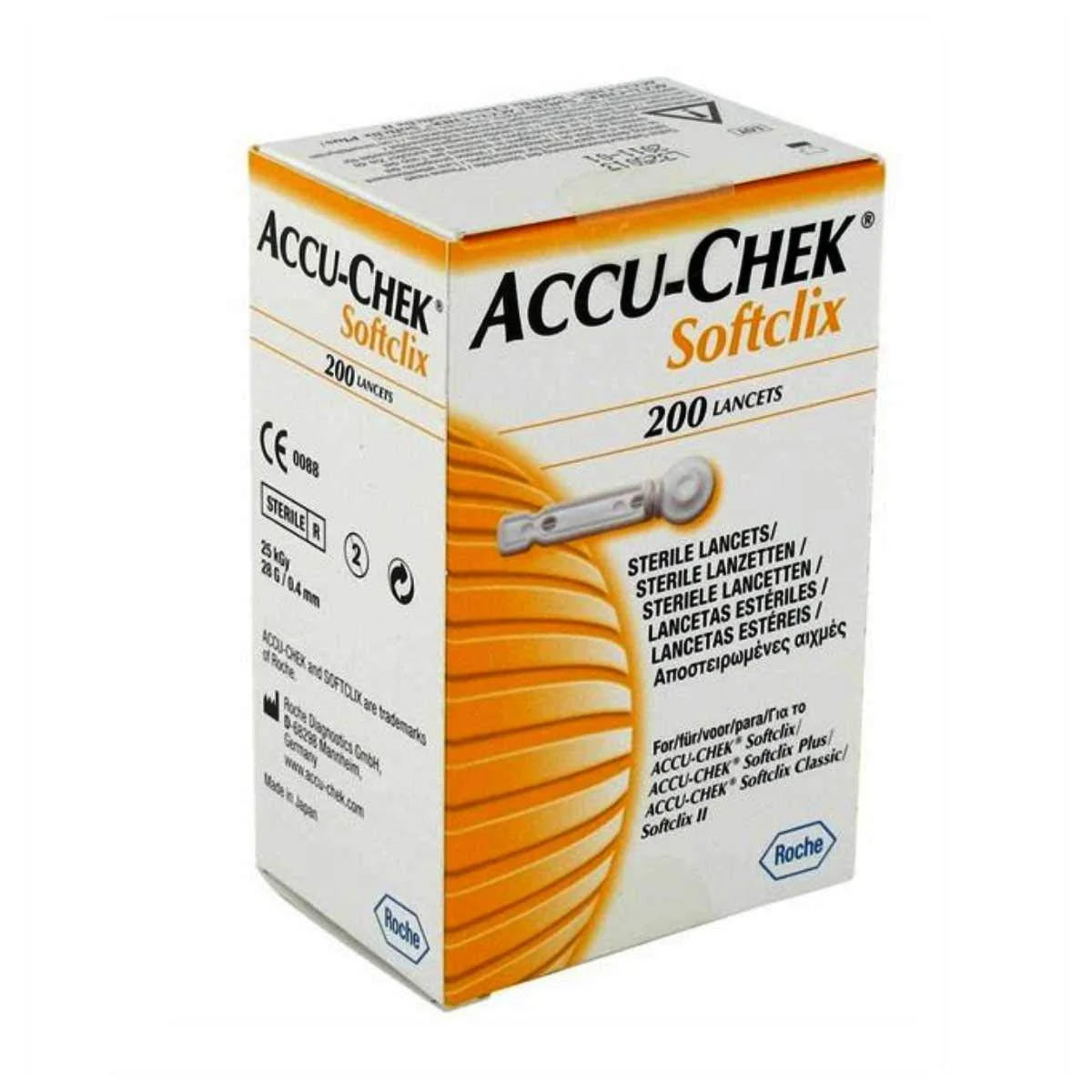 Softclix Lancets for Diabetes Care, 200 Count by Accu-Chek