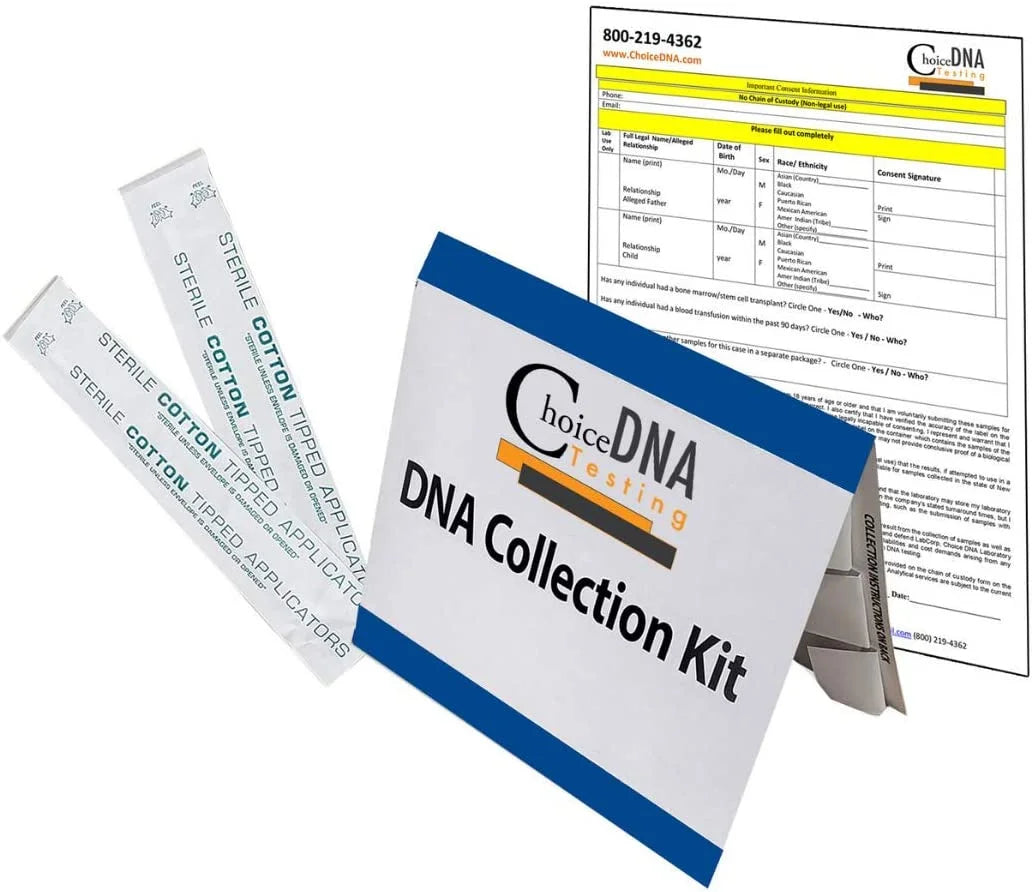 DNA Home Grandparent Test Kit - Grandmother or Grandfather & 1 Child