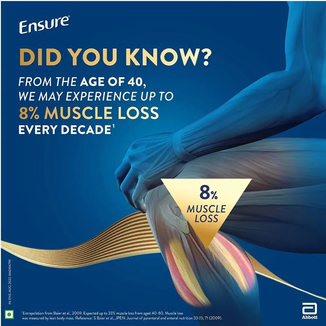 Powder Complete Balanced Nutrition for Adults, Vanilla Flavour,375G (Jar) (Pack of 10)