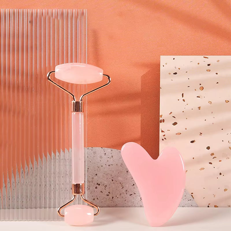 Revitalize Your Skin with Natural Stone Gua Sha Jade Scraper - Facial Massage Tool for Firm, Radiant Skin!