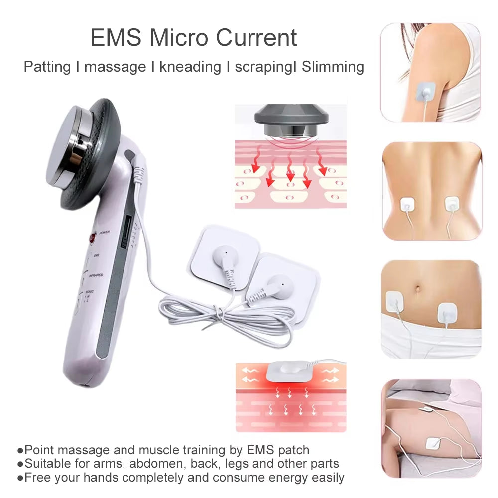 Revolutionary Ultrasound Cavitation EMS Slimming Massager - Lipo Fat Burner & Weight Loss Solution