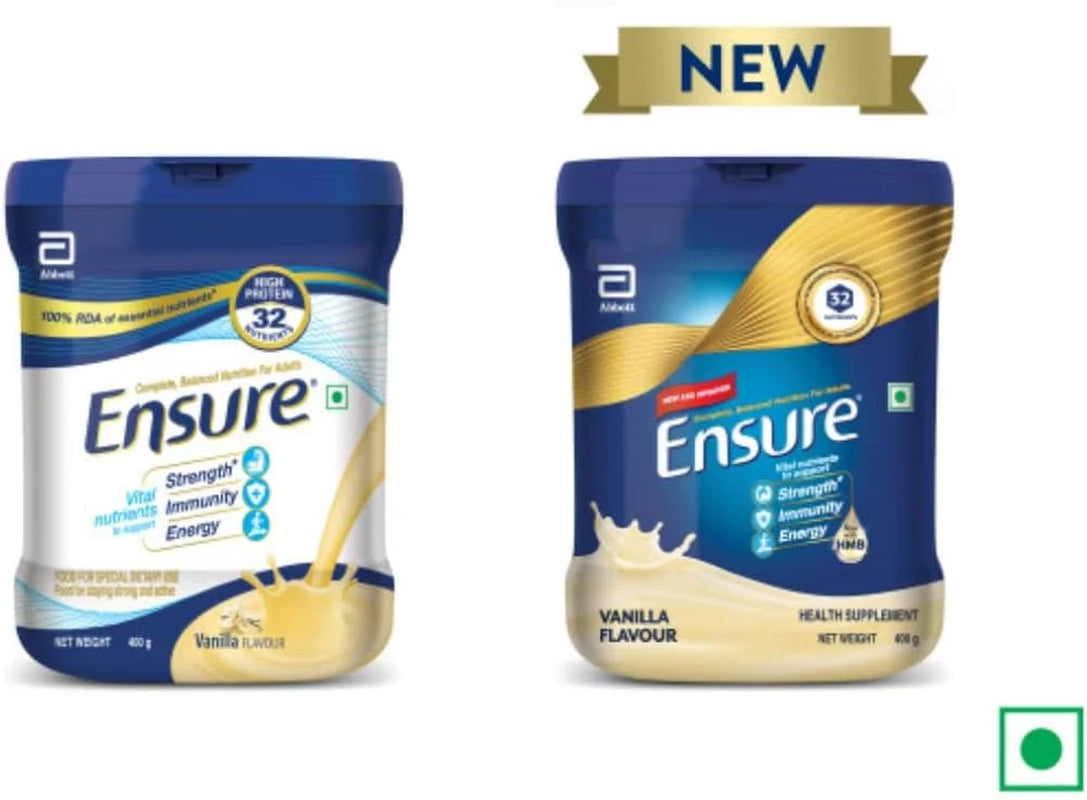 Powder Complete Balanced Nutrition for Adults, Vanilla Flavour,375G (Jar) (Pack of 10)