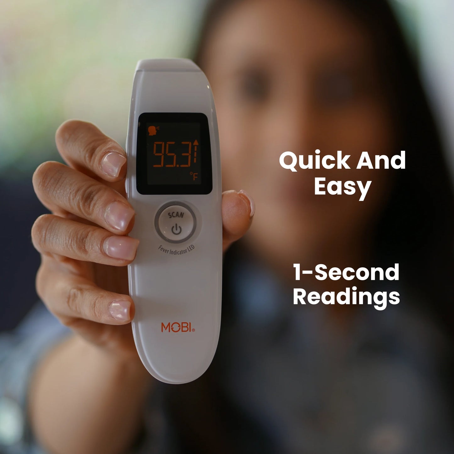 Professional Non-Contact Forehead Thermometer with Distance Sensor, Medication Reminders, and Memory Recall Features