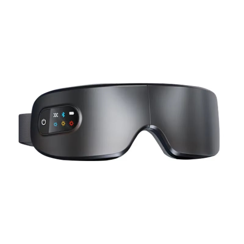 Rejuvenate Your Eyes: 4D Smart Airbag Eye Massager with Hot Compress & Bluetooth for Fatigue Relief and Anti-Wrinkle Care