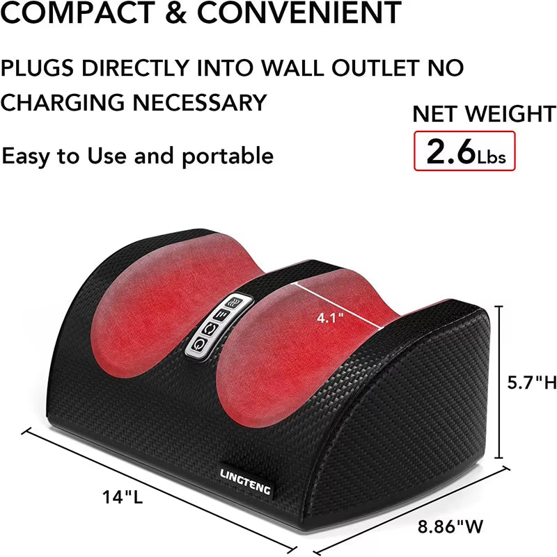 Ultimate Shiatsu Foot Massager - Deep Tissue Relief for Plantar Fasciitis Pain