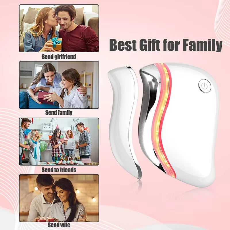 Revitalize Your Skin: 4-in-1 Electric Gua Sha Facial Massager for Youthful, Firm Skin