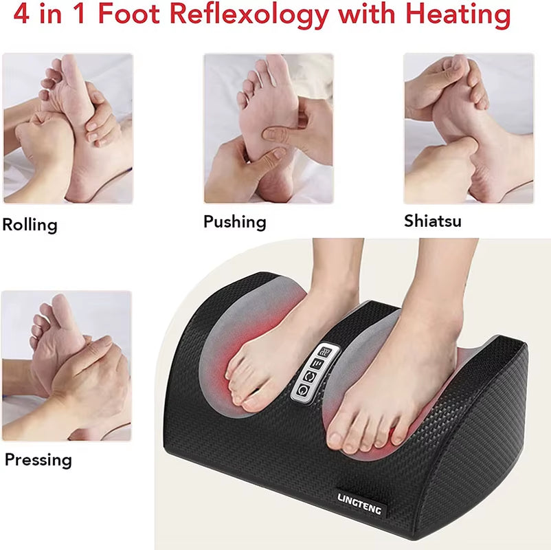 Ultimate Shiatsu Foot Massager - Deep Tissue Relief for Plantar Fasciitis Pain