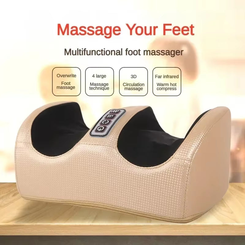 Ultimate Infrared Shiatsu Foot Massager - Experience Deep Tissue Calf Therapy for Total Relaxation and Instant Fatigue Relief!