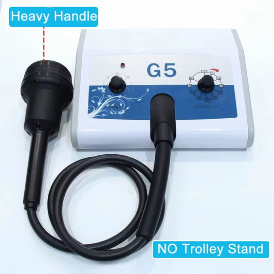 Achieve Your Dream Body with the G5 High-Frequency Vibrating Massage Machine - Ultimate Cellulite Reduction & Body Shaping on a Convenient Trolley!