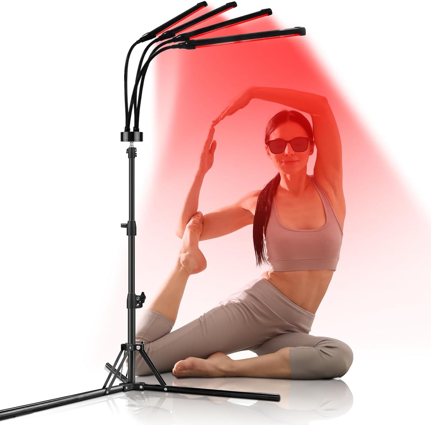 Red Light Therapy for Body, 940&850&660Nm 180Leds Infrared Light Therapy Device with Stand, Red Therapy Lamp for Leg, Back at Home