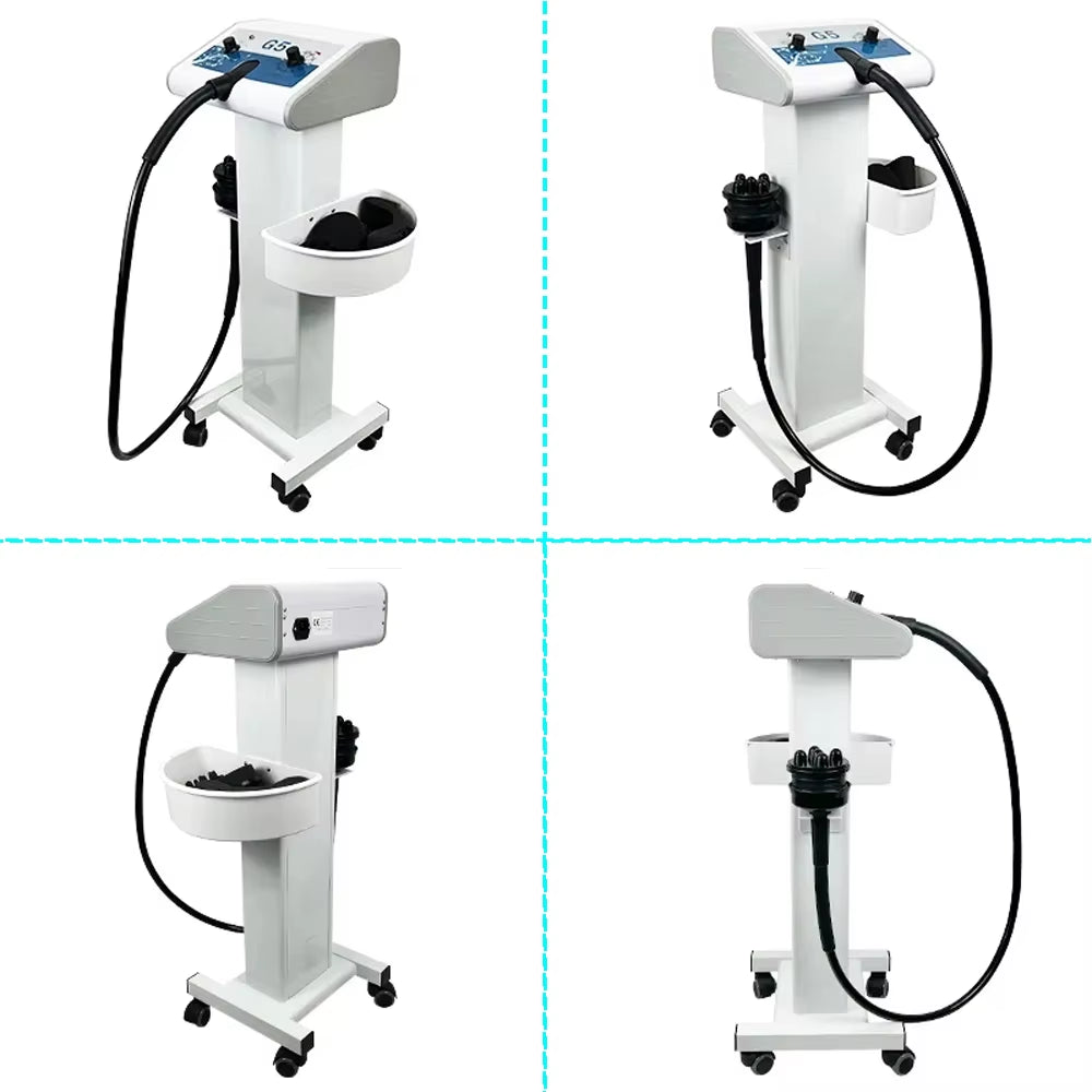 Achieve Your Dream Body with the G5 High-Frequency Vibrating Massage Machine - Ultimate Cellulite Reduction & Body Shaping on a Convenient Trolley!