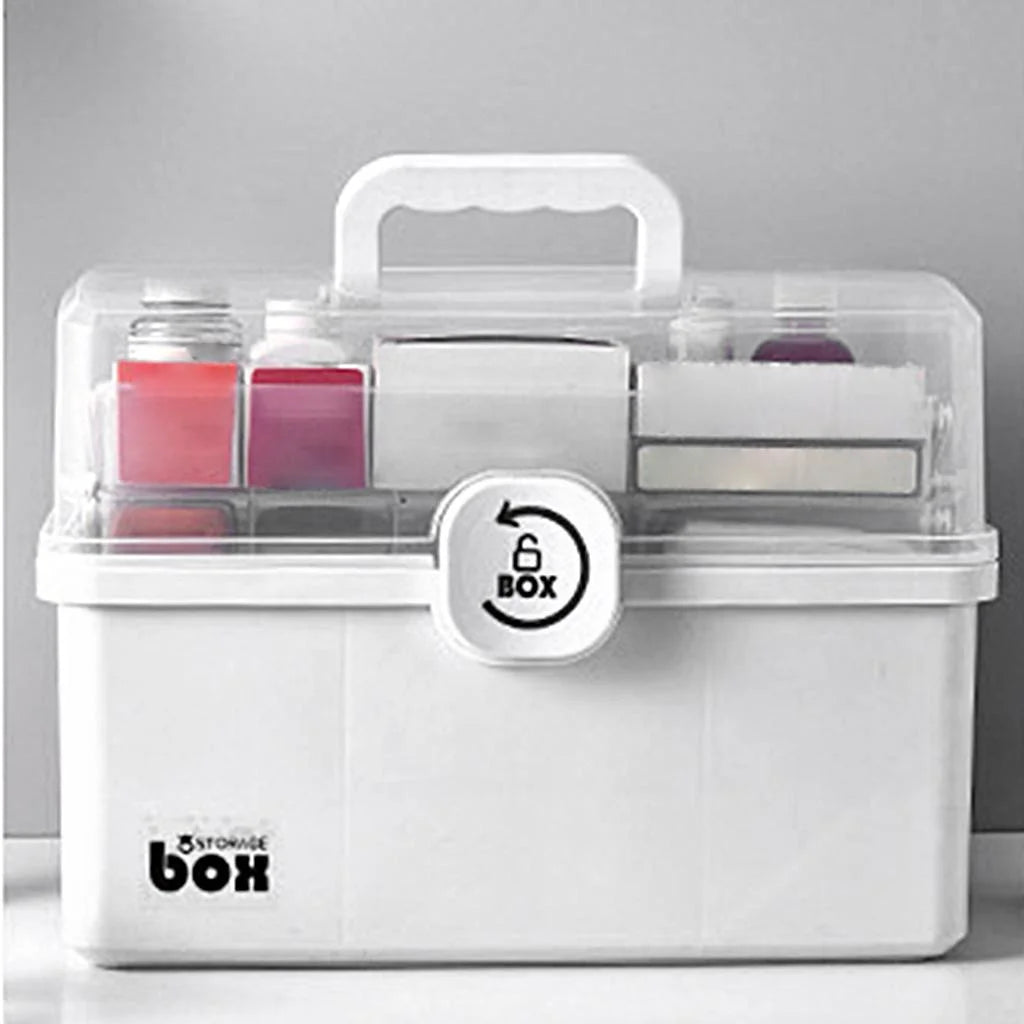 Portable First Aid Box, Storage First Aid White