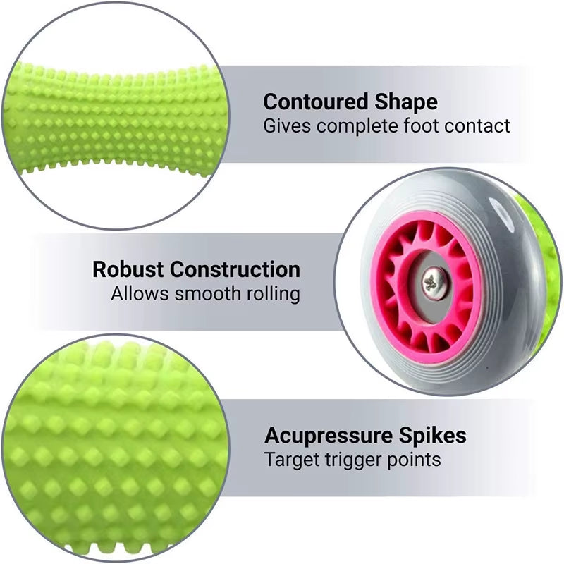 Ultimate Foot Massager & Yoga Massage Ball Set for Muscle Relaxation and Plantar Fascia Relief - Perfect for Sports and Fitness!