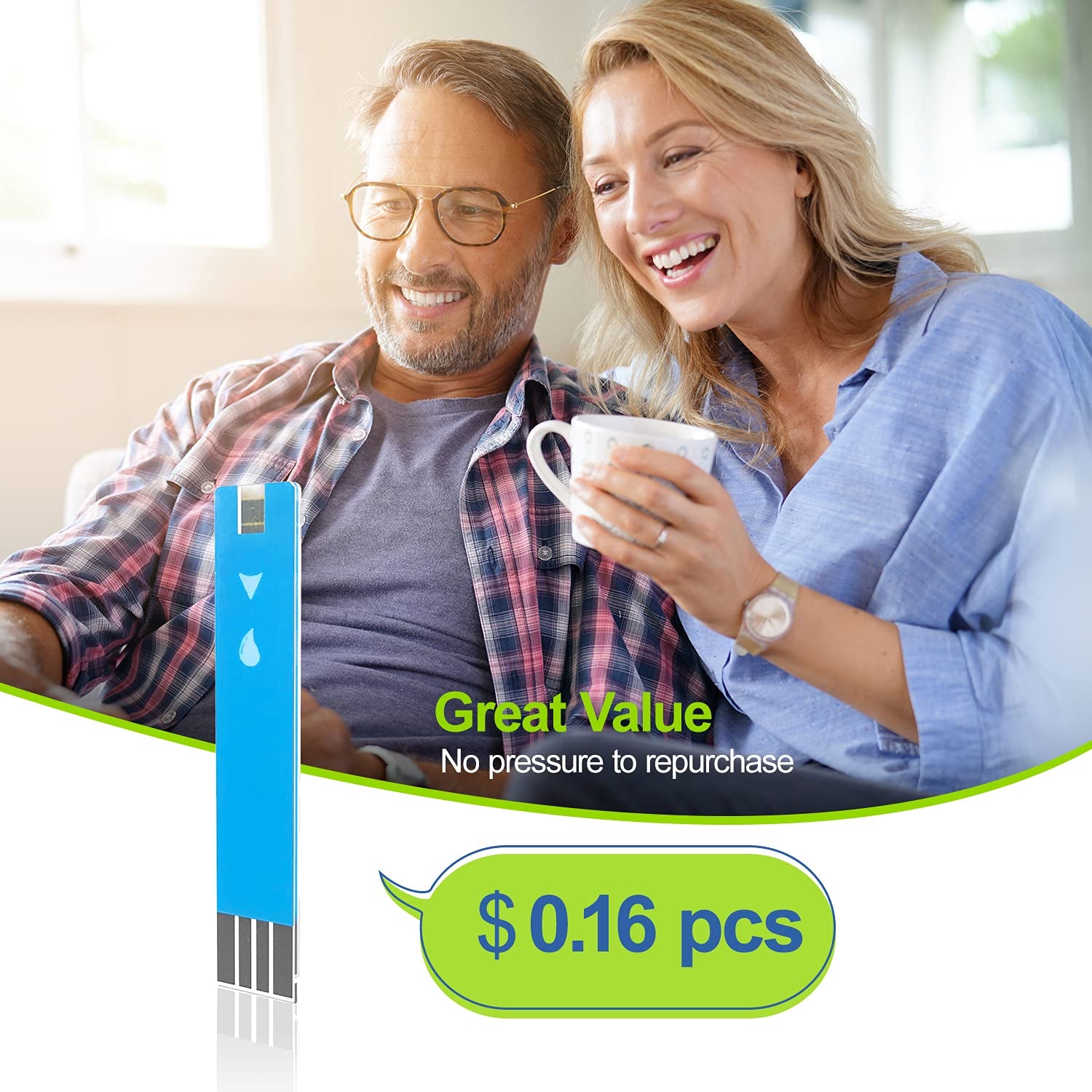 205 PC Kit Prueba Diabetes Medidor De Azucar Sistema Monitor Glucosa En Sangre