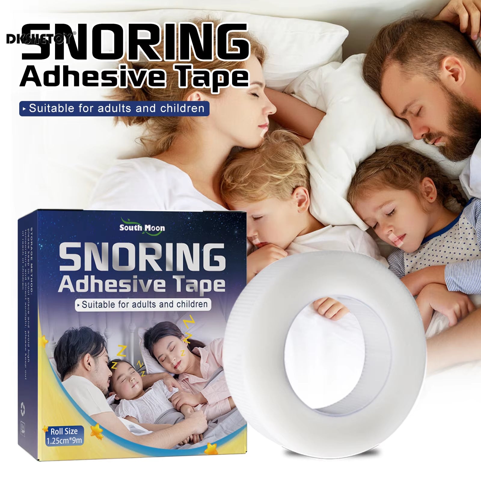 Ultimate 9M Anti-Snoring Mouth Tape - Sleep Better with Comfortable Snoring Solution!