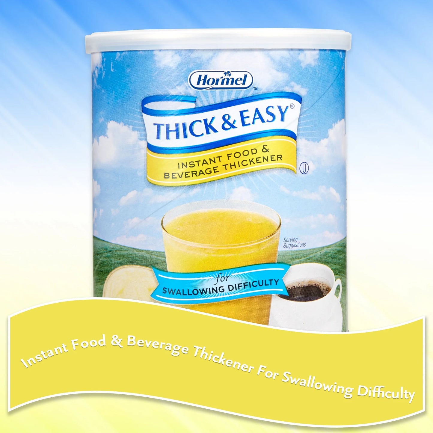 Hormel Thick & Easy Beverage Thickener, 8 Oz., 12 Pack