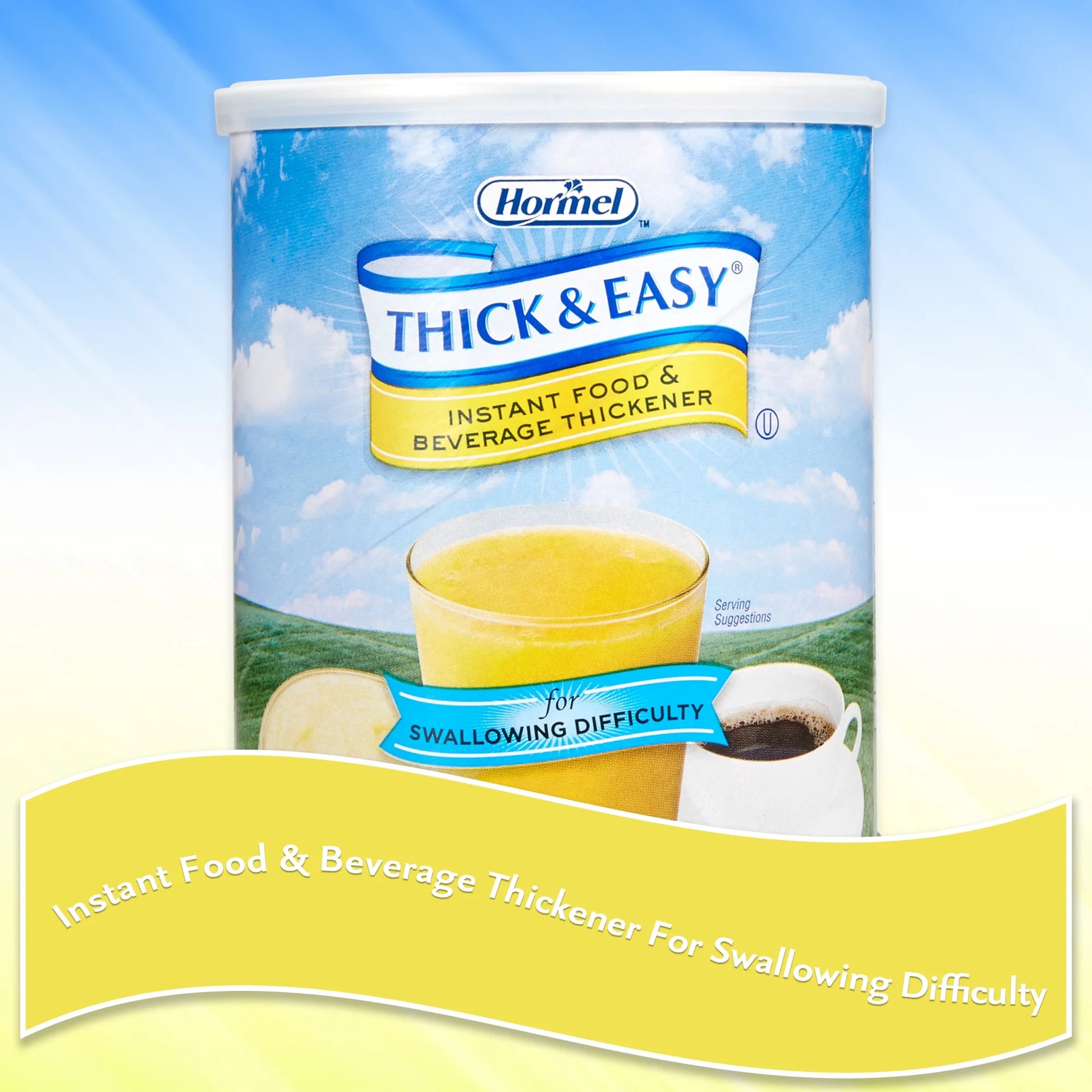 Hormel Thick & Easy Beverage Thickener, 8 Oz., 12 Pack