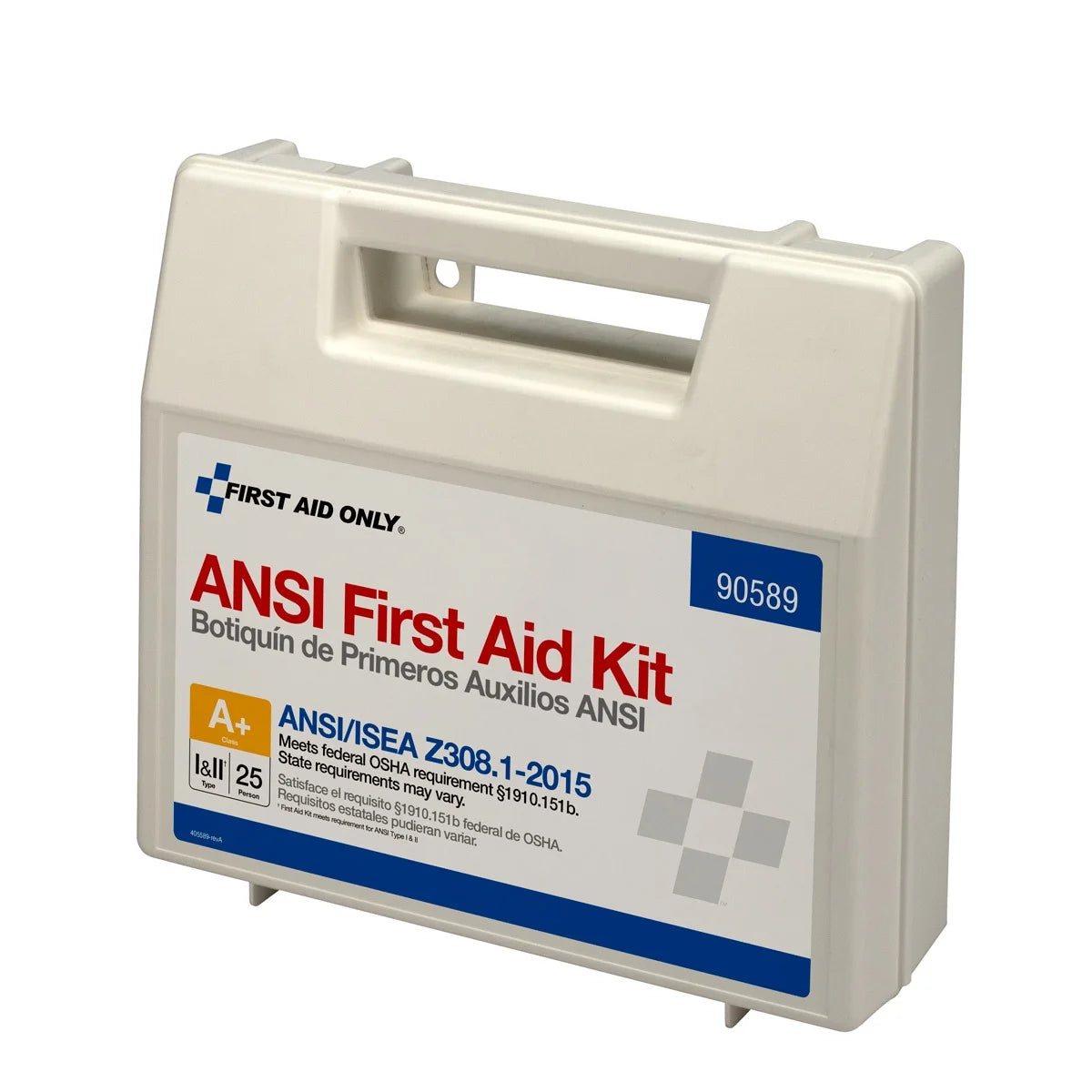 25 Person ANSI A+ First Aid Kit, Plastic